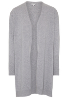 ETERNA STRICK CARDIGAN GRAU UNIFARBEN