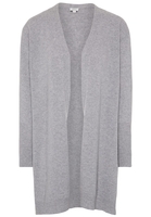 ETERNA STRICK CARDIGAN GRAU UNIFARBEN