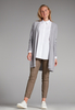 ETERNA STRICK CARDIGAN GRAU UNIFARBEN