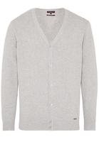 ETERNA STRICK CARDIGAN SILBERGRAU UNIFARBEN