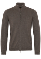 ETERNA STRICK CARDIGAN TAUPE UNIFARBEN