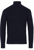 ETERNA STRICKPULLOVER MIT ROLLKRAGEN MARINEBLAU UNIFARBEN