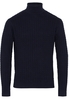 ETERNA STRICKPULLOVER MIT ROLLKRAGEN MARINEBLAU UNIFARBEN
