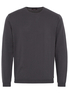 ETERNA STRICKPULLOVER MIT RUNDHALS AUSSCHNITT GRAU UNIFARBEN
