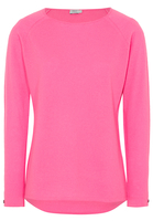 ETERNA STRICKPULLOVER MIT RUNDHALS AUSSCHNITT RASPBERRY UNIFARBEN