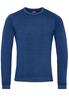 ETERNA STRICKPULLOVER MIT RUNDHALS AUSSCHNITT TINTENBLAU UNIFARBEN