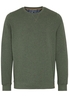 ETERNA STRICKPULLOVER MIT RUNDHALS AUSSCHNITT UPCYCLED MATERIALS KHAKI