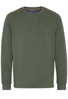 ETERNA STRICKPULLOVER MIT RUNDHALS AUSSCHNITT UPCYCLED MATERIALS KHAKI