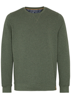 ETERNA STRICKPULLOVER MIT RUNDHALS AUSSCHNITT UPCYCLED MATERIALS KHAKI