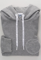 ETERNA SWEATSHIRT UPCYCLED MATERIALS GRAU UNIFARBEN