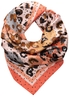ETERNA TUCH BRAUN/APRICOT BEDRUCKT