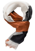 ETERNA TUCH ORANGEBRAUN GEMUSTERT