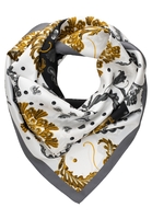 ETERNA TUCH WEISS/GOLD/GRAU BEDRUCKT
