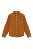 Hemd in camel unifarben