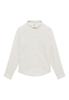 Hemd in off-white unifarben