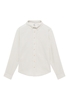 Hemd in off-white unifarben