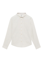 Hemd in off-white unifarben