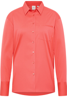 Hemdbluse in cayenne unifarben