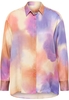 Hemdbluse in orchid bedruckt