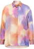 Hemdbluse in orchid bedruckt
