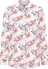 Hemdbluse in orchid bedruckt