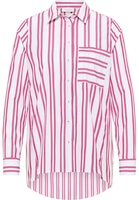 Hemdbluse in pink gestreift