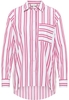 Hemdbluse in pink gestreift