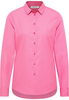 Hemdbluse in pink unifarben