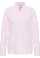 Hemdbluse in rosa strukturiert