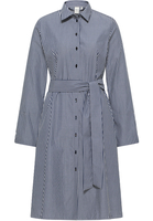 Hemdblusenkleid in navy gestreift