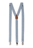 Hosenträger in blau gemustert