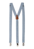 Hosenträger in blau gemustert