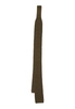 Krawatte in khaki unifarben