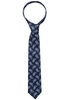 Krawatte in navy gemustert