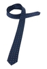 Krawatte in navy getupft