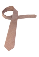 Krawatte in terracotta gemustert