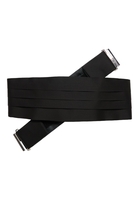 Kummerbund in schwarz unifarben