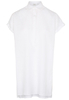 KURZARM BLUSE 1863 BY ETERNA - PREMIUM LEINEN WEISS UNIFARBEN