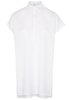 KURZARM BLUSE 1863 BY ETERNA - PREMIUM LEINEN WEISS UNIFARBEN