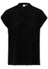 KURZARM BLUSE 1863 BY ETERNA - PREMIUM SCHWARZ UNIFARBEN