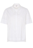 KURZARM BLUSE 1863 BY ETERNA - PREMIUM STRETCH WEISS UNIFARBEN