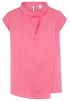 KURZARM BLUSE 1863 BY ETERNA - PREMIUM TENCEL ROSE UNIFARBEN
