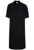 KURZARM BLUSENKLEID 1863 BY ETERNA - PREMIUM POPELINE SCHWARZ