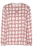 LANGARM BLUSE 1863 BY ETERNA - PREMIUM APRICOT/WEISS BEDRUCKT