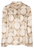 LANGARM BLUSE 1863 BY ETERNA - PREMIUM BEIGE BEDRUCKT
