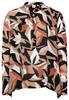 LANGARM BLUSE 1863 BY ETERNA - PREMIUM BEIGE/SCHWARZ BEDRUCKT