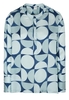 LANGARM BLUSE 1863 BY ETERNA - PREMIUM BLAU/TÜRKIS BEDRUCKT