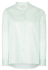 LANGARM BLUSE 1863 BY ETERNA - PREMIUM CASUAL LUXURY TWILL MINTGRÜN