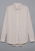 LANGARM BLUSE 1863 BY ETERNA - PREMIUM POPELINE BEIGE GESTREIFT
