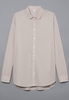 LANGARM BLUSE 1863 BY ETERNA - PREMIUM POPELINE BEIGE GESTREIFT